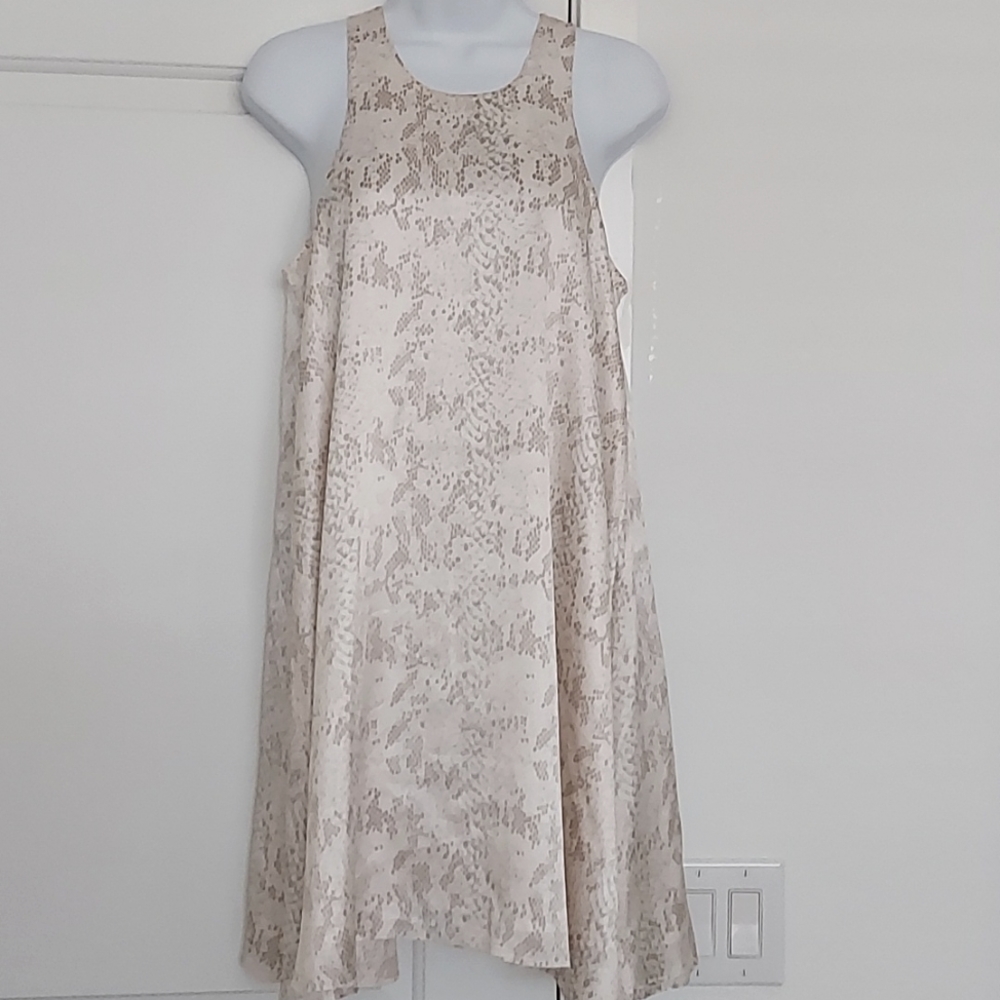 ATM Anthony Thomas Melillo Snake Print Satin Mini Dress